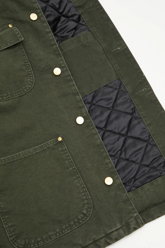 Carhartt WIP kurtka bawełniana OG Chore Coat I035613.3CM4O zielony
