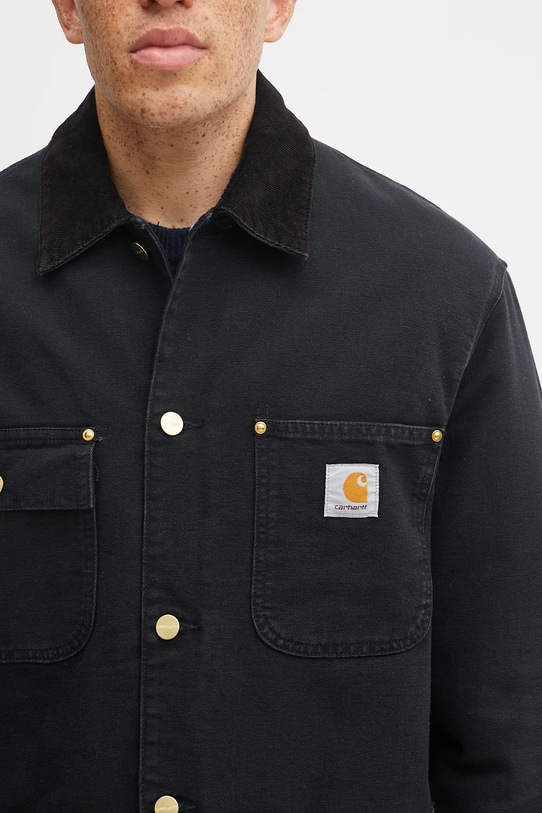 Хлопковая куртка Carhartt WIP OG Chore Coat чёрный I035613.00E4O