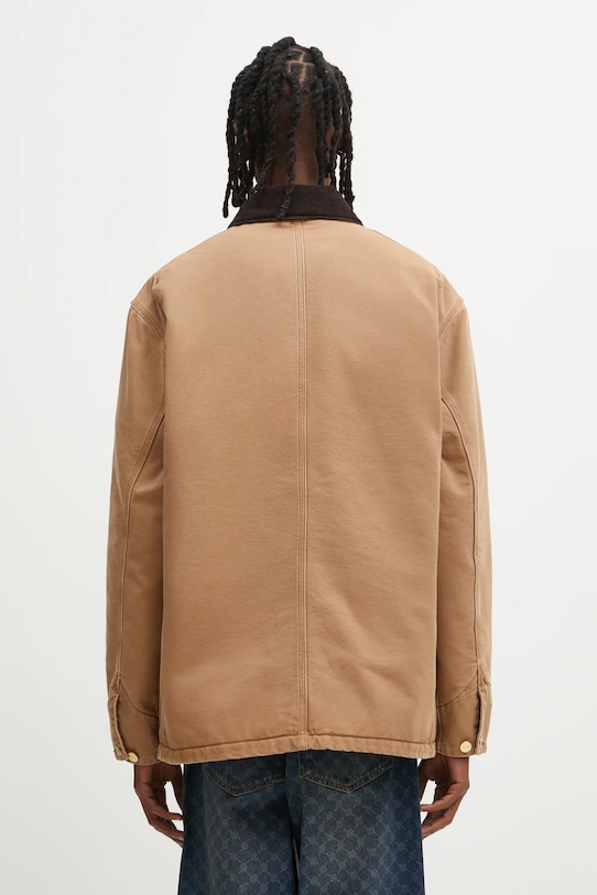 Odzież Carhartt WIP kurtka bawełniana OG Chore Coat I035613.00S4O brązowy