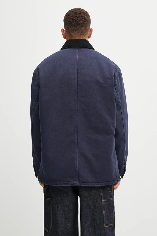 Odzież Carhartt WIP kurtka bawełniana OG Chore Coat I035613.0DI4O granatowy