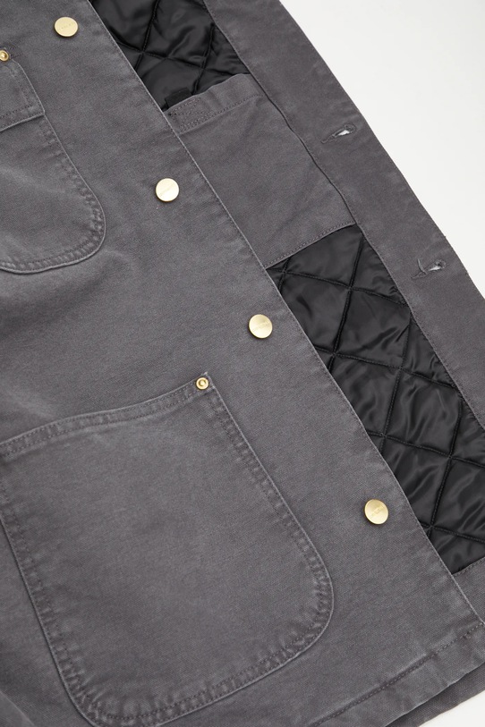 Carhartt WIP kurtka bawełniana OG Chore Coat I035613.3CL4O szary