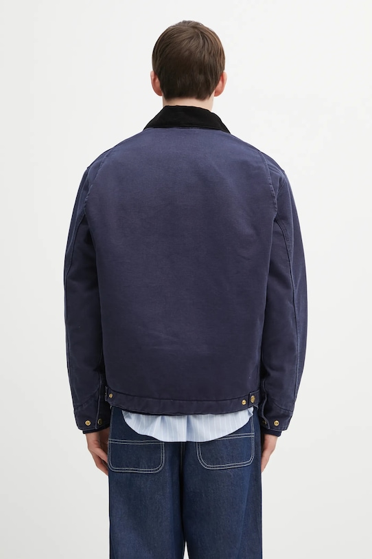 Odzież Carhartt WIP kurtka bawełniana OG Detroit Jacket I035614.0DI4O granatowy