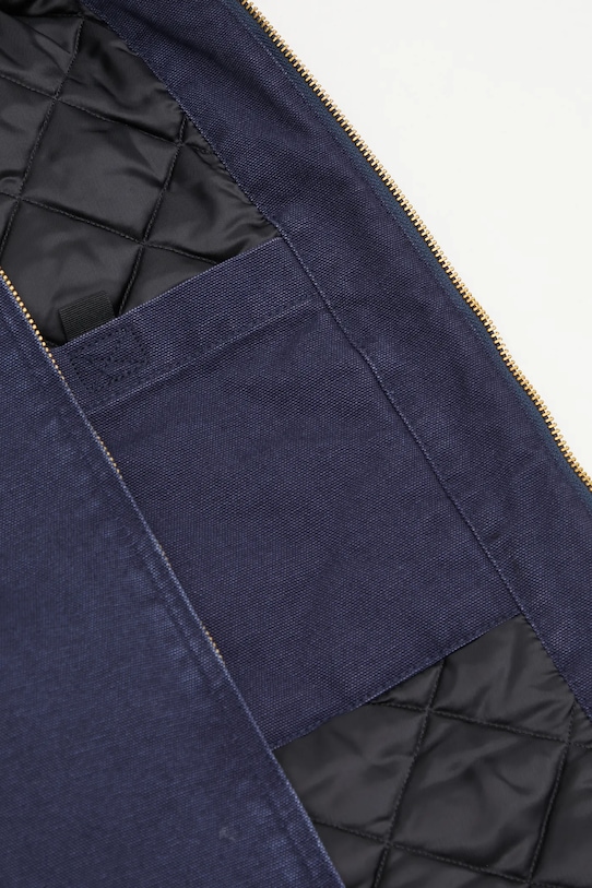 Carhartt WIP kurtka bawełniana OG Detroit Jacket I035614.0DI4O granatowy