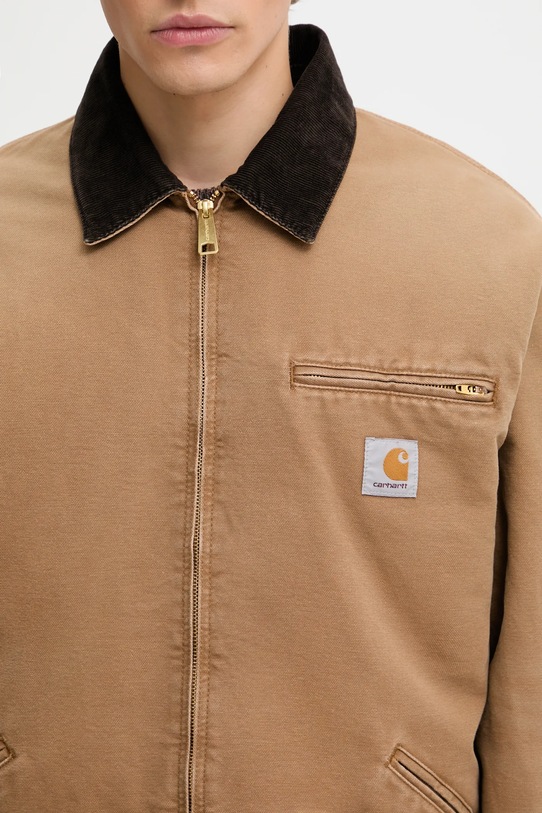 Carhartt WIP kurtka bawełniana OG Detroit Jacket brązowy I035614.00S4O