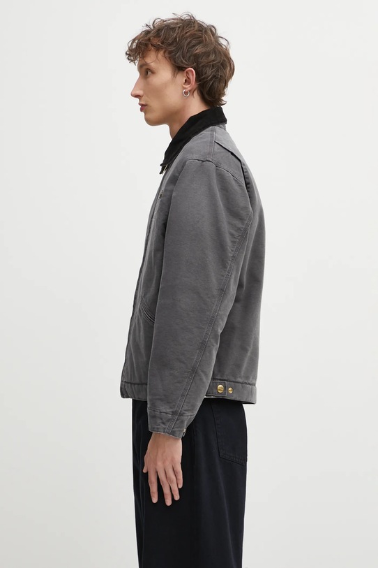 Carhartt WIP kurtka bawełniana OG Detroit Jacket I035614.3CL4O szary AW25