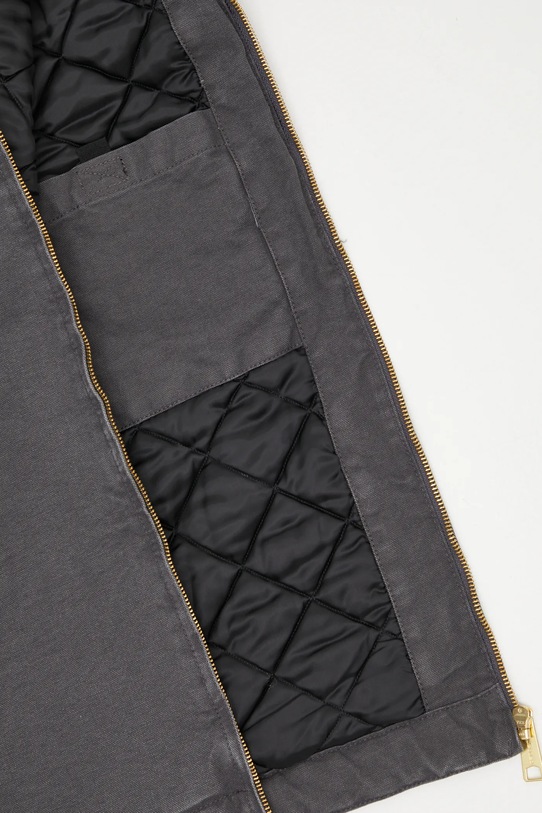 Carhartt WIP kurtka bawełniana OG Detroit Jacket I035614.3CL4O szary