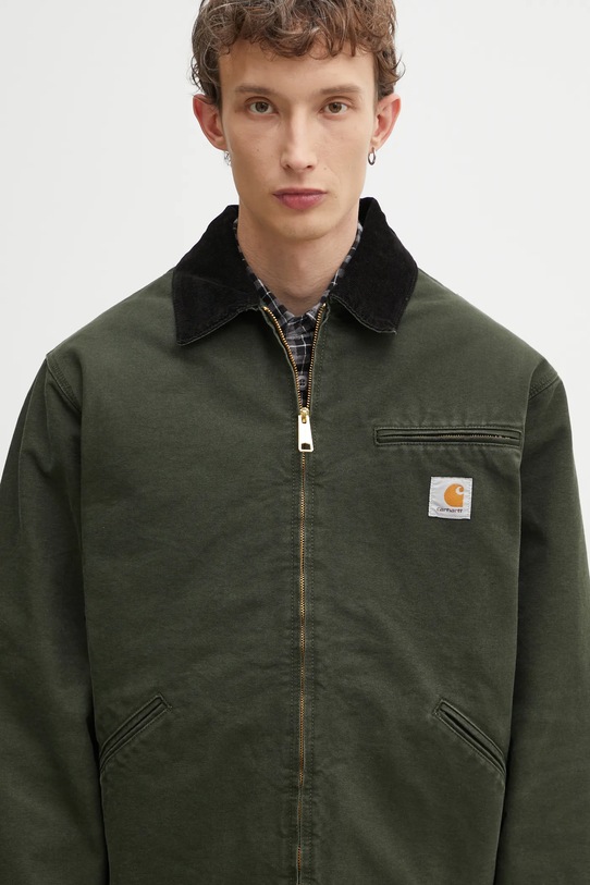 Carhartt WIP kurtka bawełniana OG Detroit Jacket zielony I035614.3CM4O