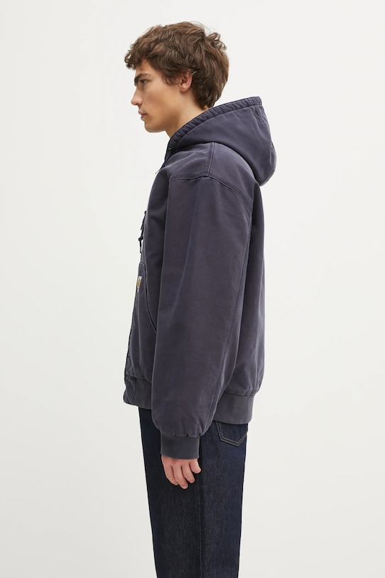 Хлопковая куртка Carhartt WIP OG Active Jacket I035891.1C4O тёмно-синий AW25