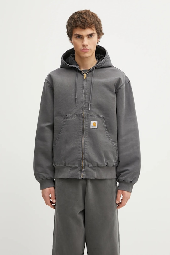 Carhartt WIP kurtka bawełniana OG Active Jacket pozostałe szary I035891.874O