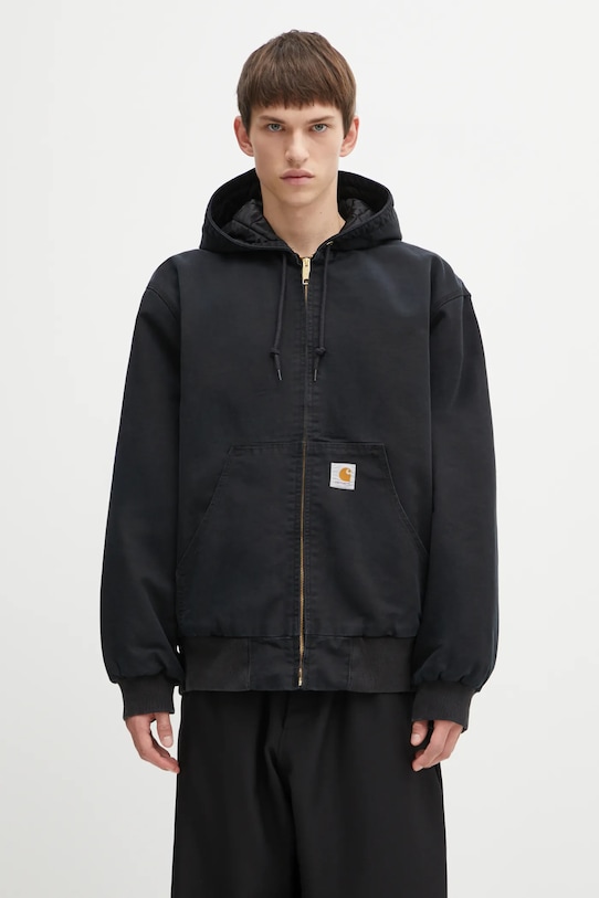 Carhartt WIP giacca in cotone OG Active Jacket isolamento leggero nero I035891.894O