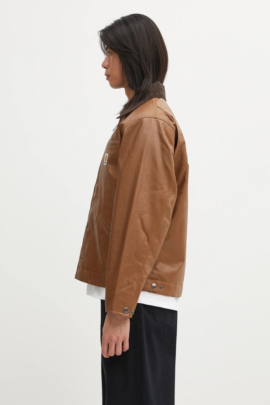 Carhartt WIP kurtka bawełniana OG Dean Jacket I035799.00SXX brązowy AW25
