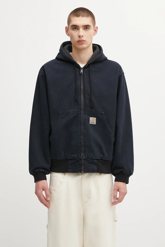 Carhartt WIP kurtka jeansowa OG Active Jacket pozostałe granatowy I032232.01LF