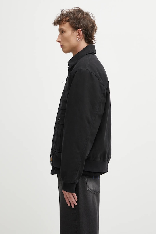 Carhartt WIP kurtka bawełniana Stanton Jacket I035617.8906 czarny AW25
