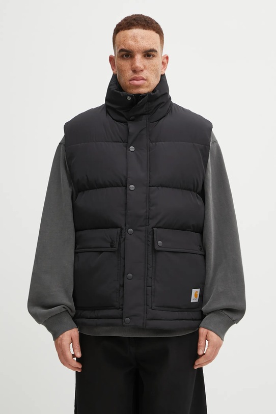 Carhartt WIP bezrękawnik Brent Vest bez kaptura czarny I035362.89XX