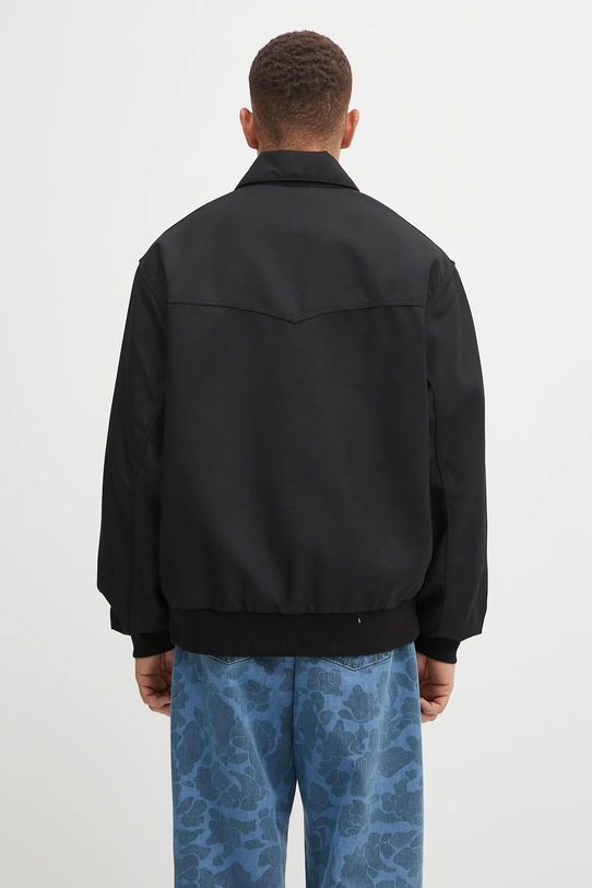 Odzież Carhartt WIP kurtka bomber z dodatkiem wełny Ray Jacket I035622.8901 czarny