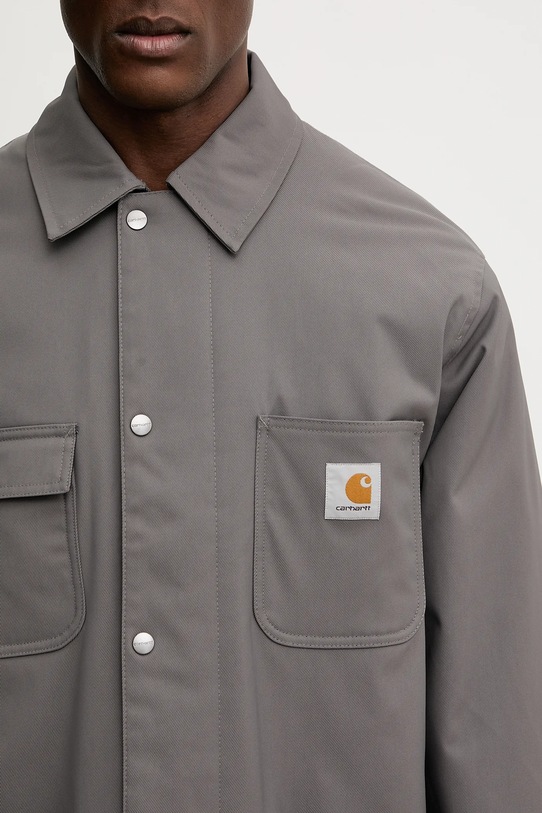 Jakna Carhartt WIP Leroy Chore Coat smeđa I035343.33CXX