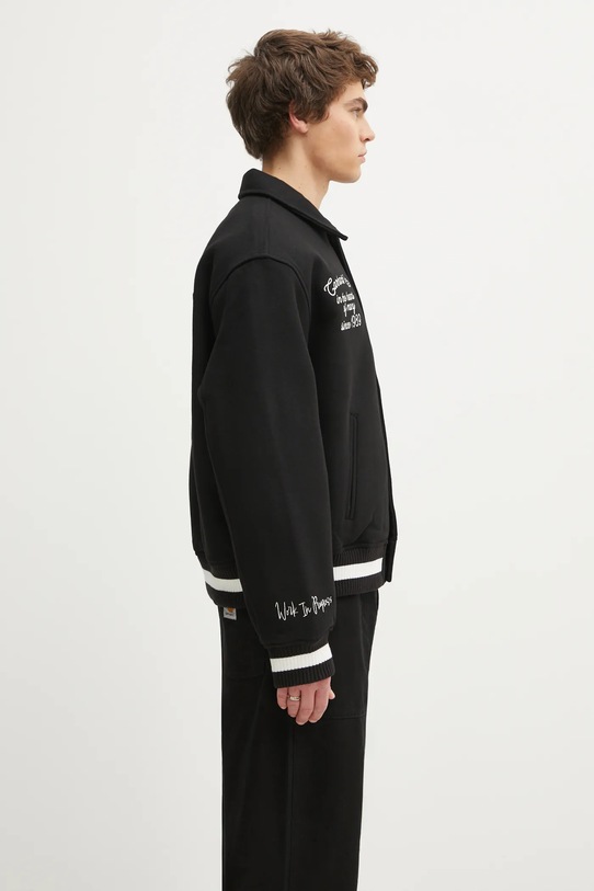 Carhartt WIP kurtka z dodatkiem wełny World Class Varsity czarny I035432.89XX