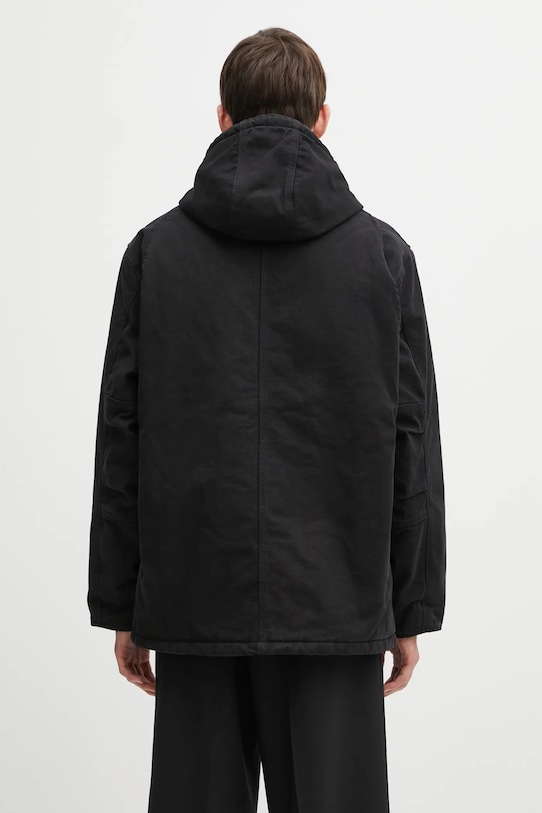 Odzież Carhartt WIP parka bawełniana Ambel Coat I035616.0 czarny