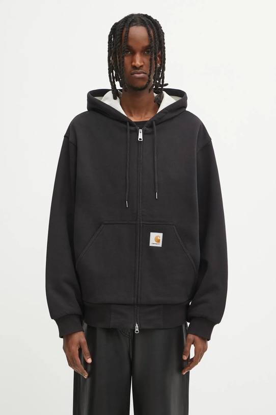 Carhartt WIP bluza Active Sweat Jacket pozostałe czarny I035602.8906