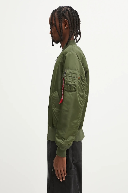 No Problemo kurtka bomber dwustronna No Problemo x Alpha Industries No War MA-1 NP7113504 zielony AW25