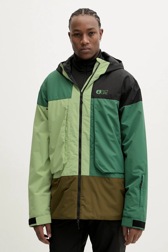 Picture kurtka narciarska Citrik sporty zimowe zielony MVT0577