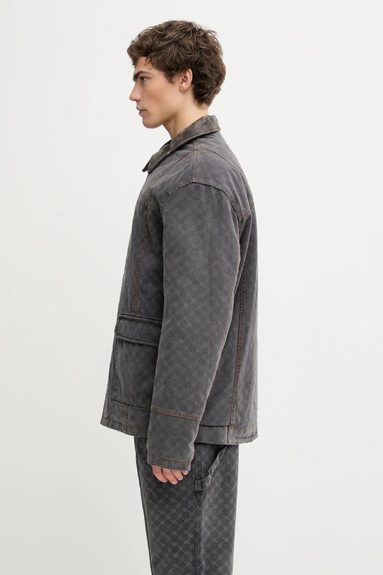 Bavlnená bunda Daily Paper Monogram Workwear 2523035 sivá AW25