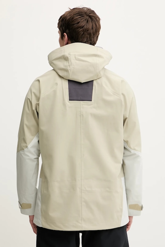 Odzież Descente kurtka narciarska SHELL 3L JACKET Marco Odermatt DW5FWB30MU beżowy