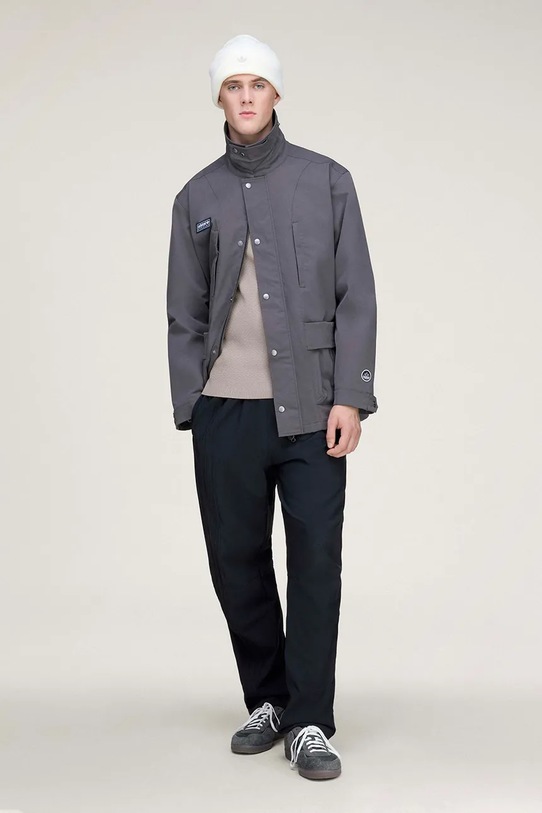 adidas Originals kurtka Merkland Spzl J KA1328 szary AW25