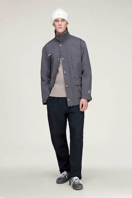 adidas Originals kurtka Merkland Spzl J KA1328 szary AW25