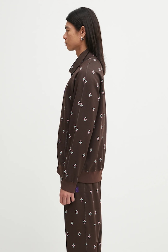 Кофта Needles Track Jacket RW312 коричневий AW25