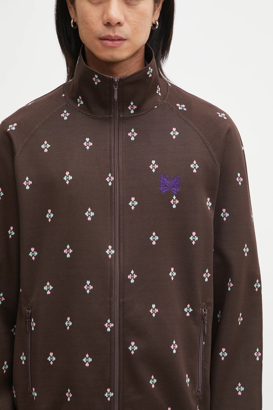 Needles bluza Track Jacket brązowy RW312