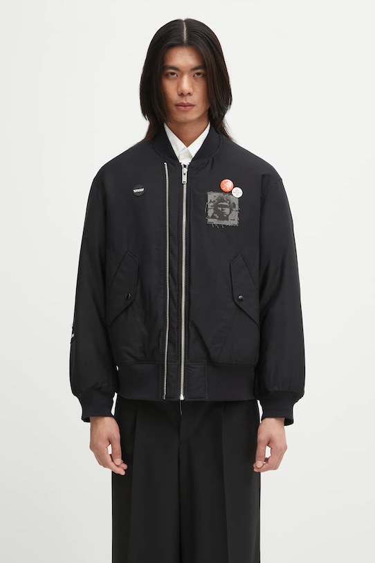 Bomber bunda Undercover Blouson jemné zateplení černá UP2E4203