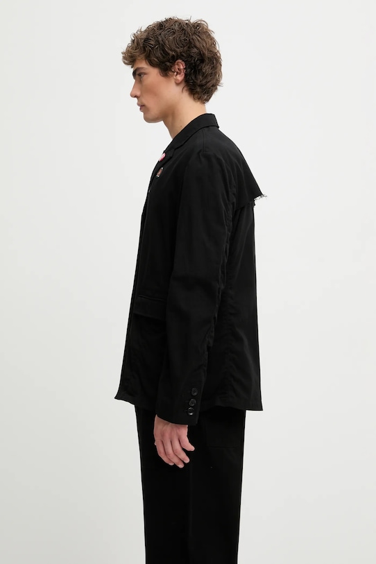 Pamučna jakna Undercover Jacket UP2E4102.1 crna AW25