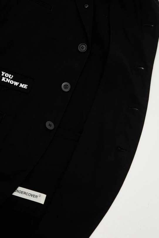 Undercover kurtka bawełniana Jacket UP2E4102.1 czarny