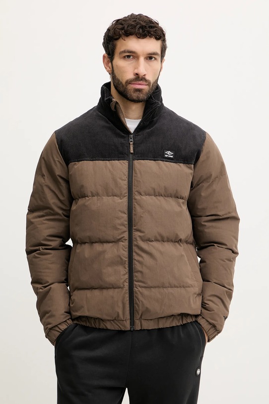 Rip Curl kurtka FADE OUT CORD bez kaptura brązowy 01UMJA