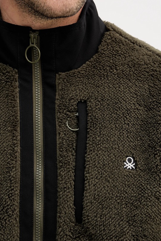 United Colors of Benetton kurtka 2LNEUN06Y zielony