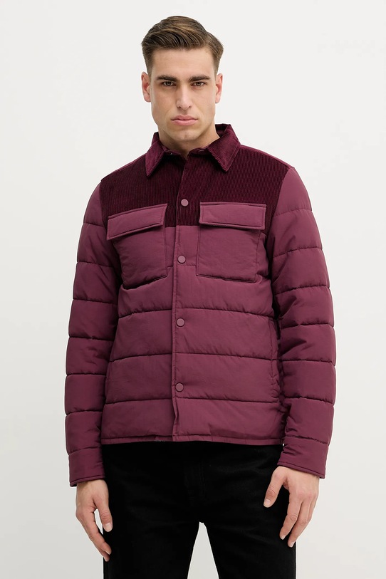 Jakna United Colors of Benetton Planet friendly bordo 2RWLUN06V