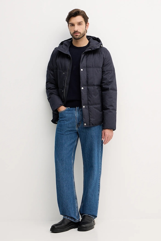 United Colors of Benetton kurtka 2MNAUN06X niebieski AW25