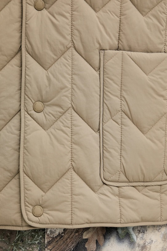 Maison Kitsuné giacca Quilted PM02104WW9067 beige