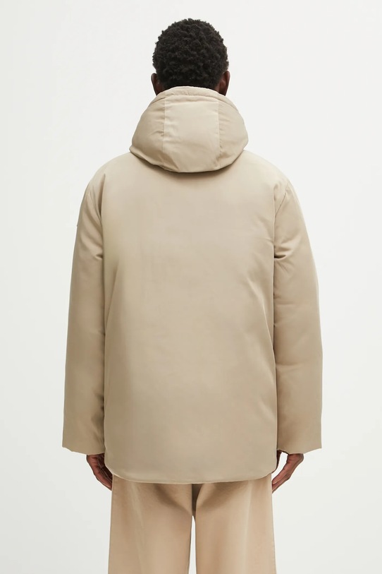 Odzież Maison Kitsuné kurtka Quilted Parka PM02212WW9070 beżowy