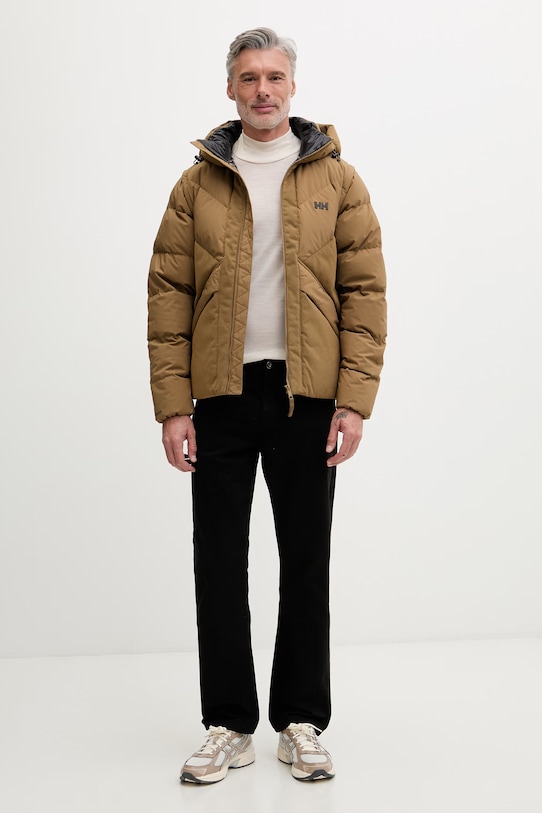 Oblačila Helly Hansen puhovka moška VILLAGE MODULAR DOWN JACKET 54492 zelena