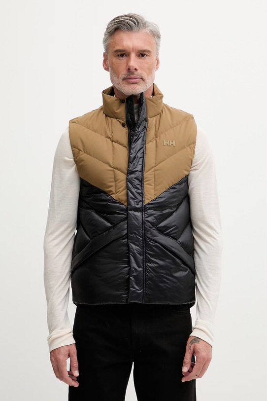 Helly Hansen prsluk za muškarce VILLAGE PUFFY VEST lagana pernata podstava zelena 54495