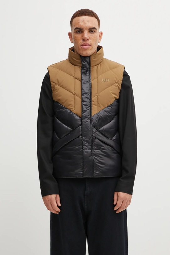 Helly Hansen bezrękawnik puchowy VILLAGE PUFFY VEST bez kaptura zielony 54495