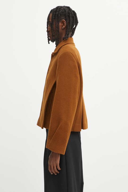 Ader Error kurtka z dodatkiem wełny JACKET BO01FWJK0102BR brązowy AW25