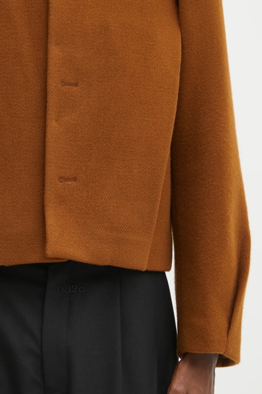 Ader Error kurtka z dodatkiem wełny JACKET BO01FWJK0102BR brązowy