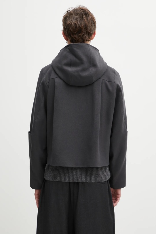 Odzież Ader Error kurtka wełniana JACKET BO01FWJK0103GR szary