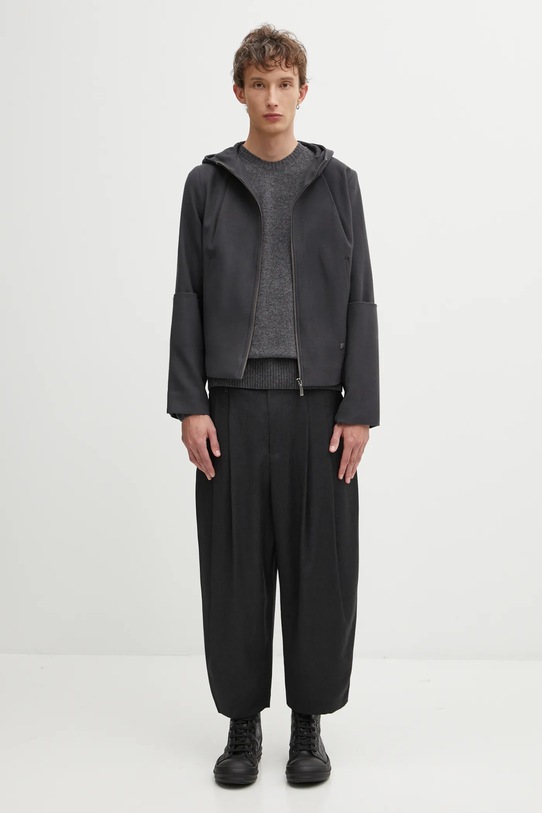 Ader Error kurtka wełniana JACKET BO01FWJK0103GR szary