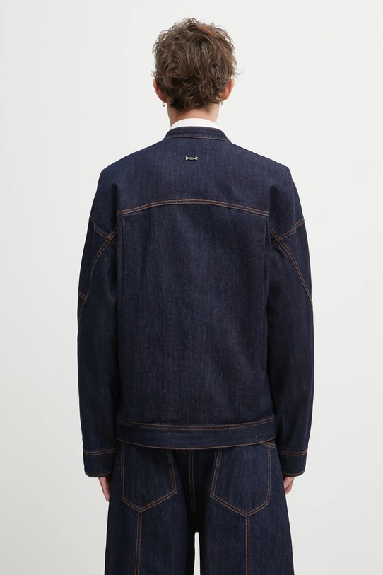Odzież Ader Error kurtka jeansowa JACKET BO01FWJK0105BL niebieski