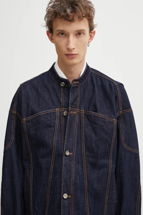 Ader Error kurtka jeansowa JACKET niebieski BO01FWJK0105BL