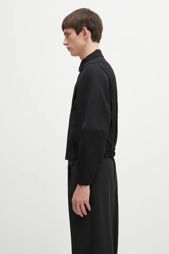 Ader Error kurtka z dodatkiem wełny JACKET BO01FWJK0106BK czarny AW25